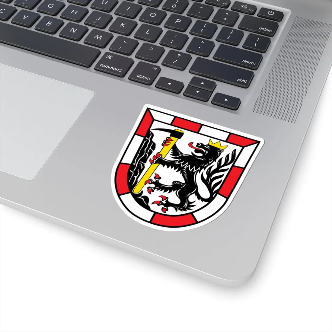 DEU Arzberg Oberfranken COA (Germany) (Coat of Arms) STICKER Vinyl Kiss-Cut Decal - The Sticker Space