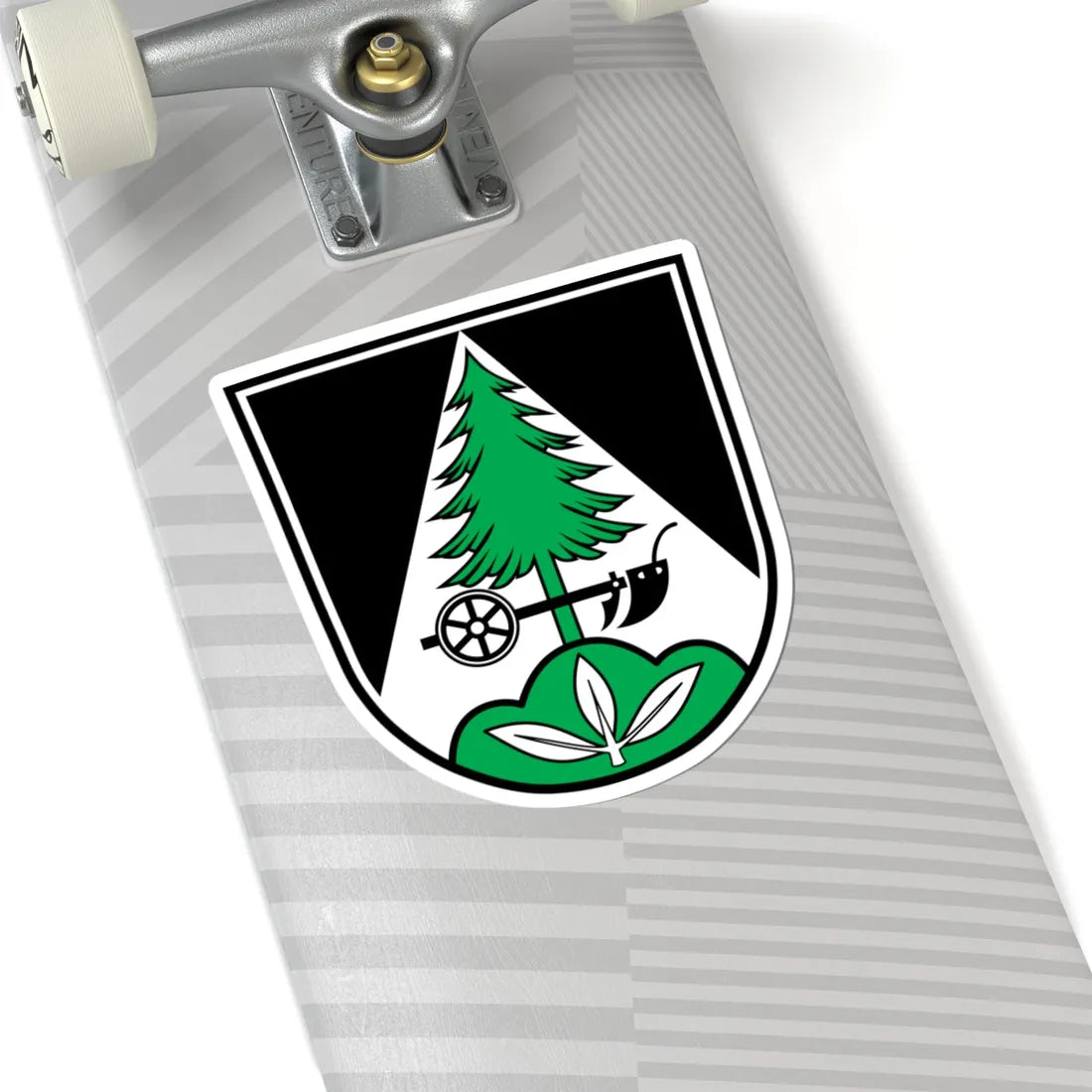 DEU Ascha Niederbayern COA (Germany) (Coat of Arms) STICKER Vinyl Kiss-Cut Decal - The Sticker Space