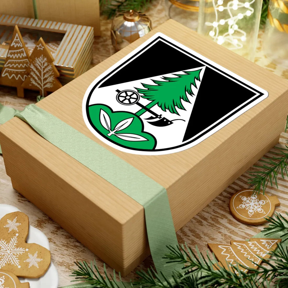 DEU Ascha Niederbayern COA (Germany) (Coat of Arms) STICKER Vinyl Kiss-Cut Decal - The Sticker Space