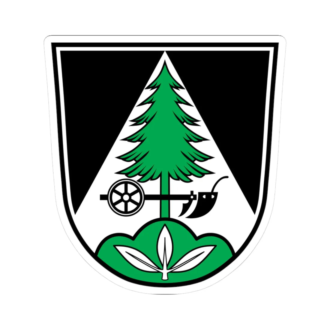 DEU Ascha Niederbayern COA (Germany) (Coat of Arms) STICKER Vinyl Kiss-Cut Decal - The Sticker Space