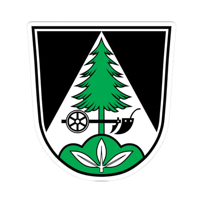 DEU Ascha Niederbayern COA (Germany) (Coat of Arms) STICKER Vinyl Kiss-Cut Decal - The Sticker Space