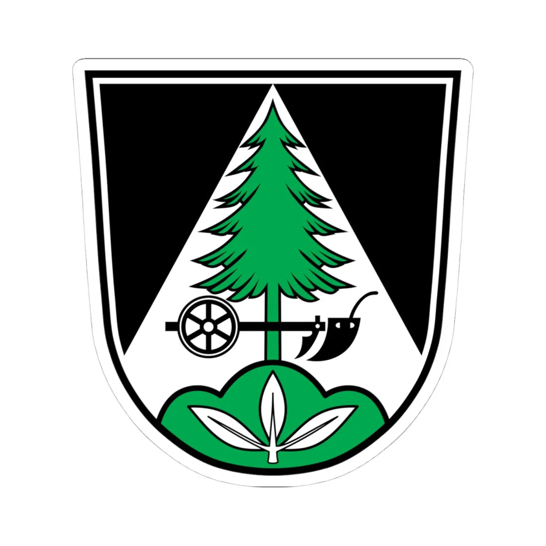 DEU Ascha Niederbayern COA (Germany) (Coat of Arms) STICKER Vinyl Kiss-Cut Decal - The Sticker Space