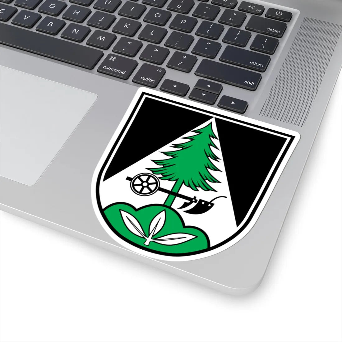 DEU Ascha Niederbayern COA (Germany) (Coat of Arms) STICKER Vinyl Kiss-Cut Decal - The Sticker Space