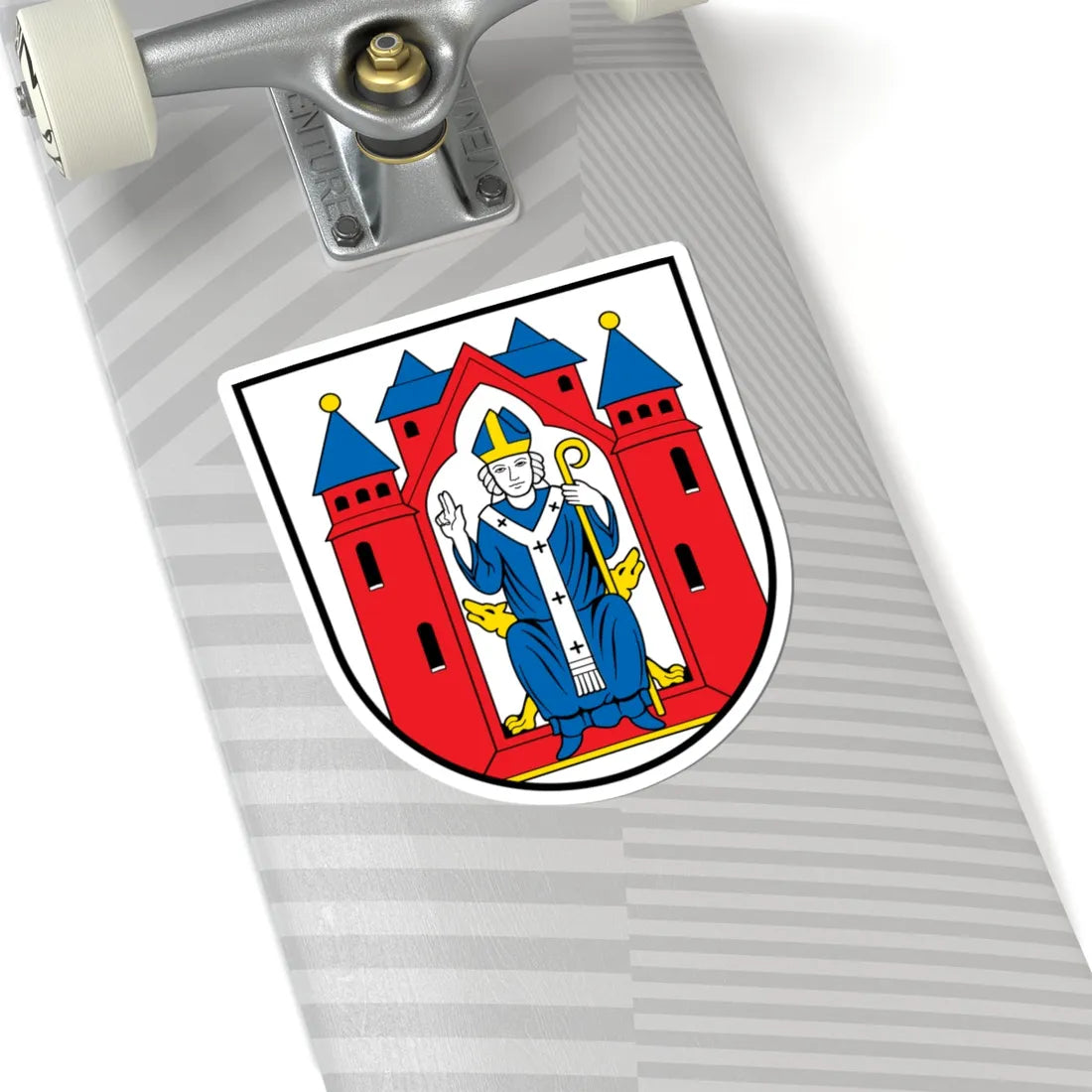 DEU Aschaffenburg COA (Germany) (Coat of Arms) STICKER Vinyl Kiss-Cut Decal - The Sticker Space