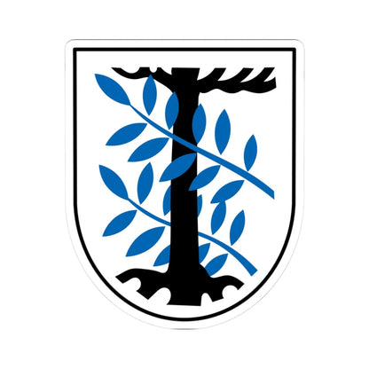 DEU Aschheim COA (Germany) (Coat of Arms) STICKER Vinyl Kiss-Cut Decal 3 Inch White - The Sticker Space