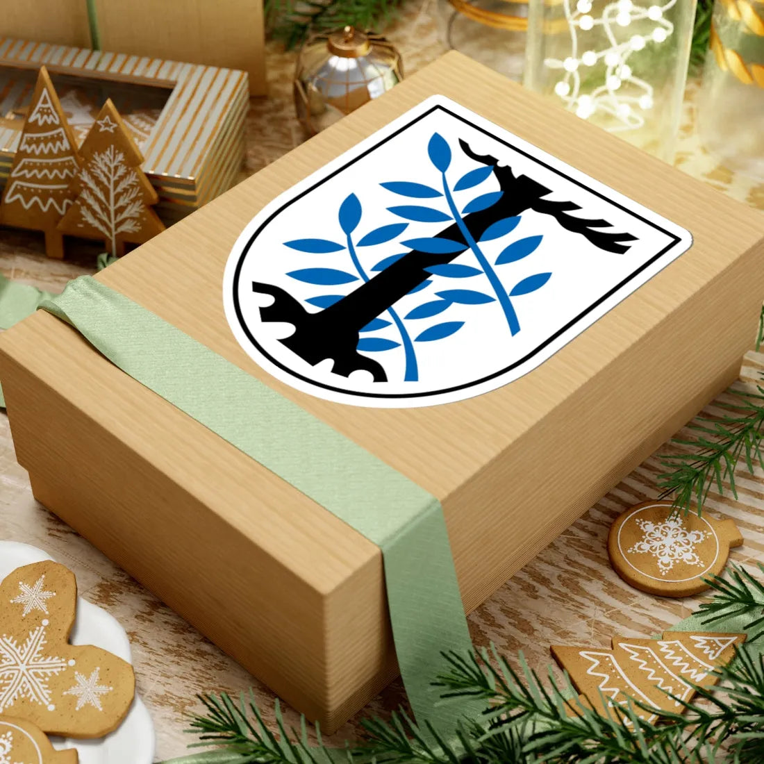 DEU Aschheim COA (Germany) (Coat of Arms) STICKER Vinyl Kiss-Cut Decal - The Sticker Space