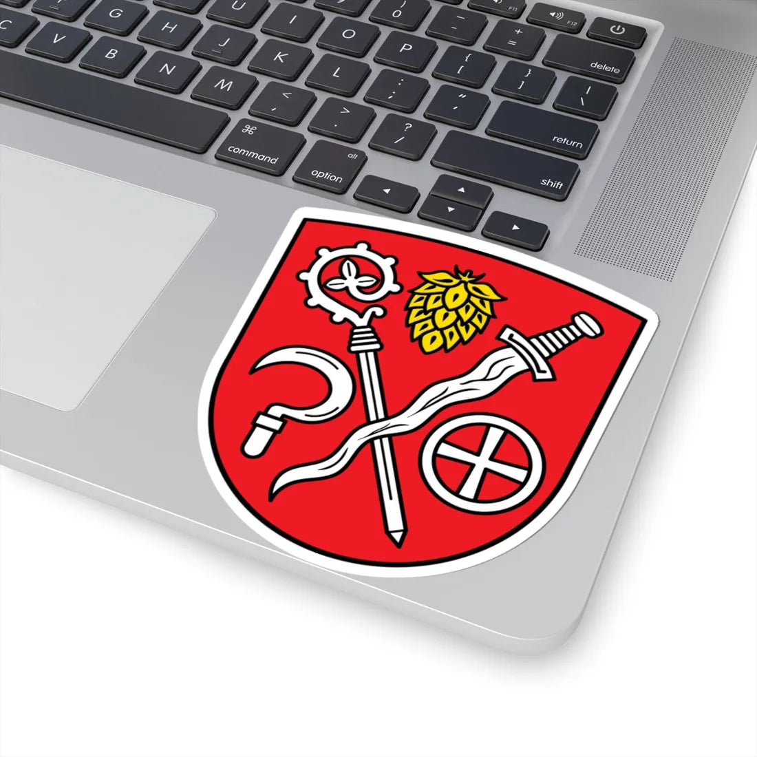 DEU Attenhofen COA (Germany) (Coat of Arms) STICKER Vinyl Kiss-Cut Decal - The Sticker Space