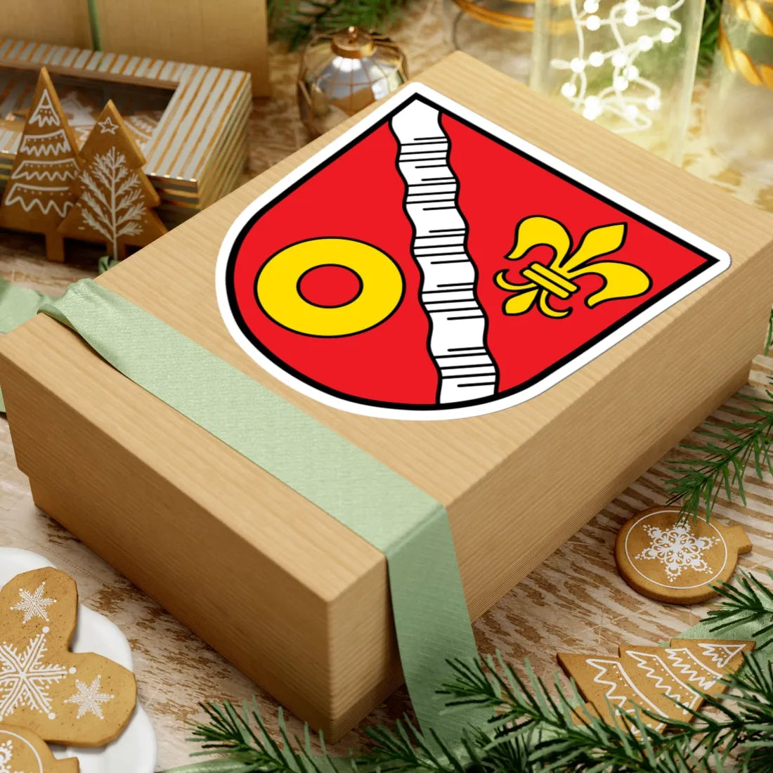 DEU Atting COA (Germany) (Coat of Arms) STICKER Vinyl Kiss-Cut Decal - The Sticker Space