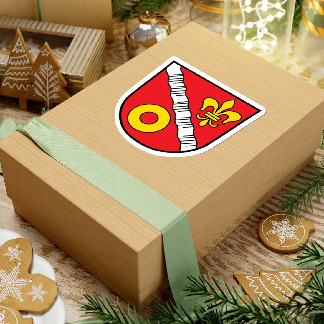 DEU Atting COA (Germany) (Coat of Arms) STICKER Vinyl Kiss-Cut Decal - The Sticker Space