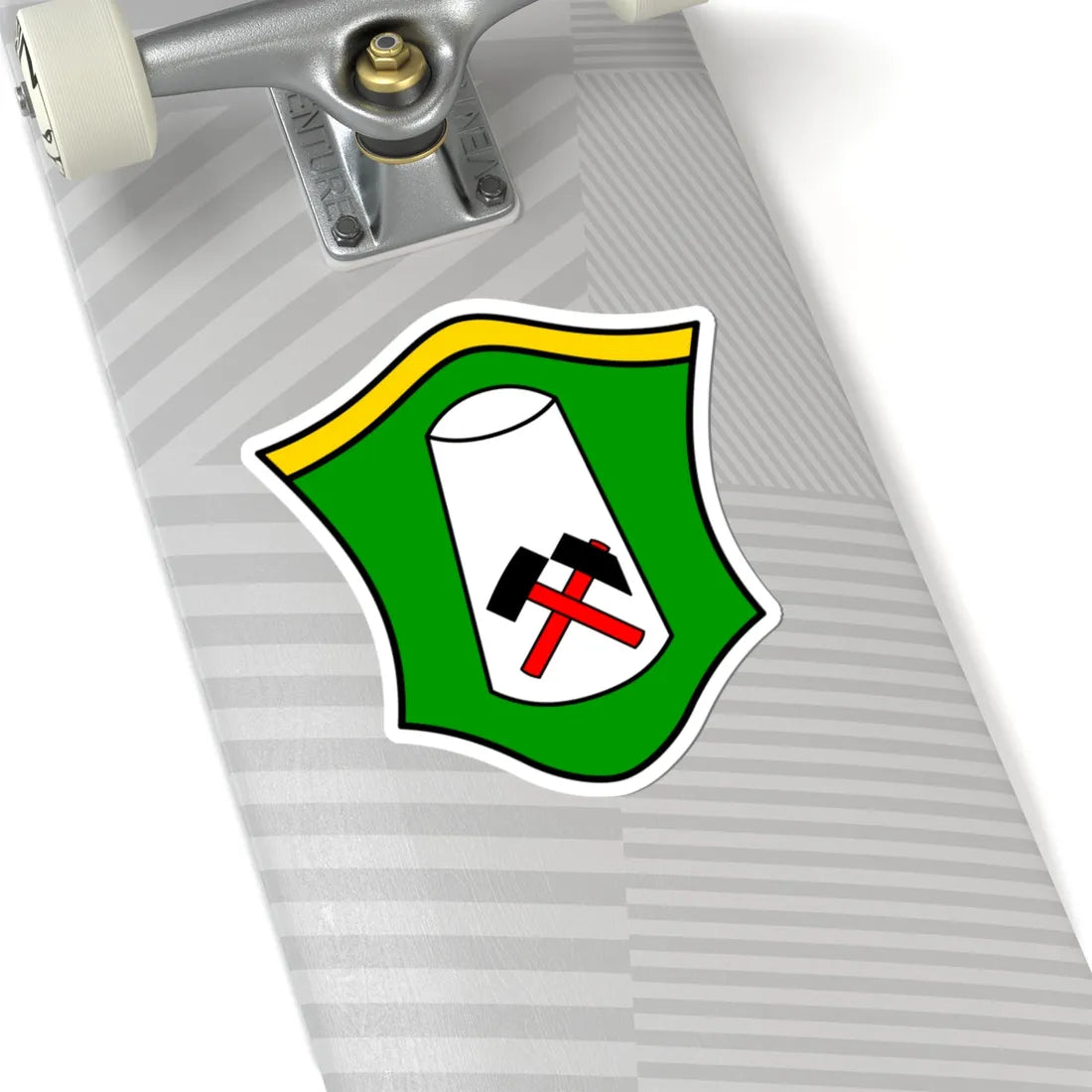 DEU Au bei Berchtesgaden COA (Germany) (Coat of Arms) STICKER Vinyl Kiss-Cut Decal - The Sticker Space