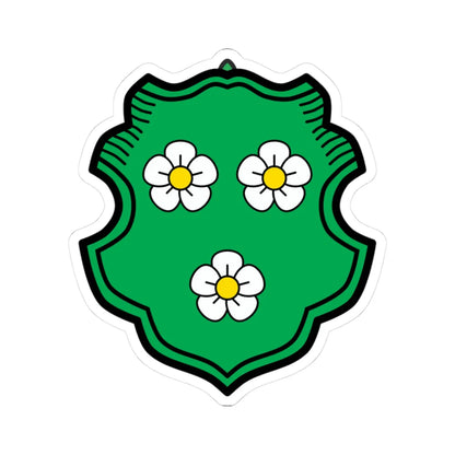 DEU Au in der Hallertau COA (Germany) (Coat of Arms) STICKER Vinyl Kiss-Cut Decal 3 Inch White - The Sticker Space