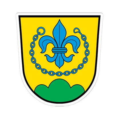 DEU Außernzell COA (Germany) (Coat of Arms) STICKER Vinyl Kiss-Cut Decal 6 Inch White - The Sticker Space