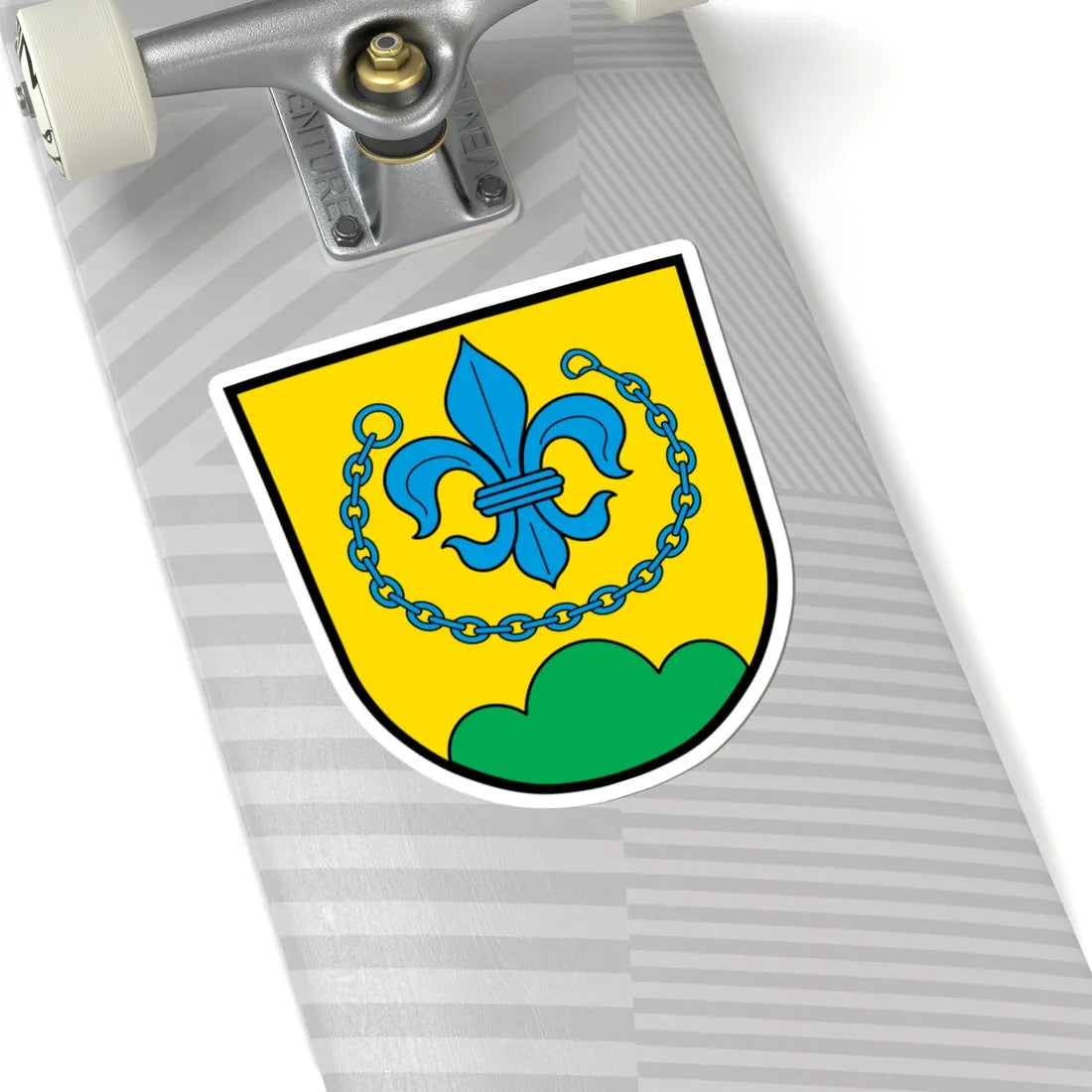 DEU Außernzell COA (Germany) (Coat of Arms) STICKER Vinyl Kiss-Cut Decal - The Sticker Space