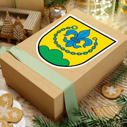 DEU Außernzell COA (Germany) (Coat of Arms) STICKER Vinyl Kiss-Cut Decal - The Sticker Space