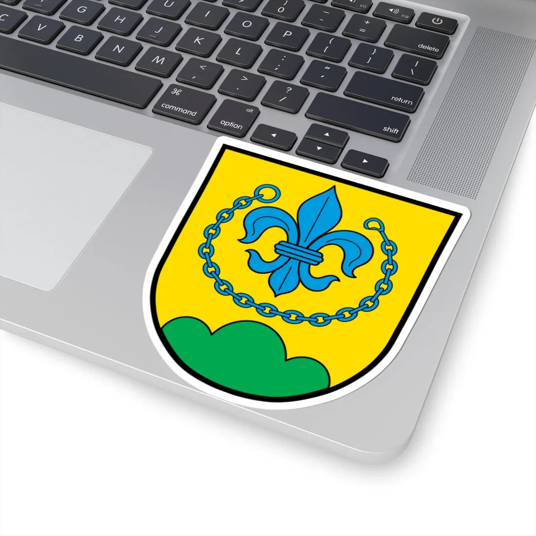 DEU Außernzell COA (Germany) (Coat of Arms) STICKER Vinyl Kiss-Cut Decal - The Sticker Space