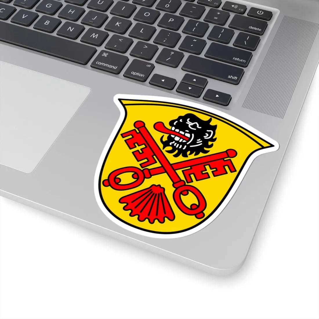 DEU Aufham COA (Germany) (Coat of Arms) STICKER Vinyl Kiss-Cut Decal - The Sticker Space