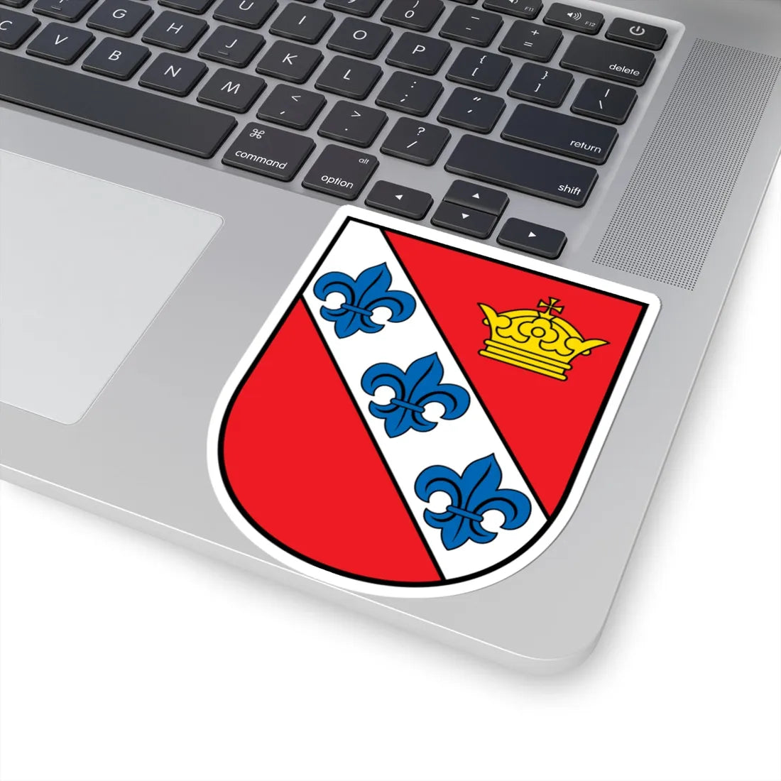 DEU Aufhausen Oberpfalz COA (Germany) (Coat of Arms) STICKER Vinyl Kiss-Cut Decal - The Sticker Space