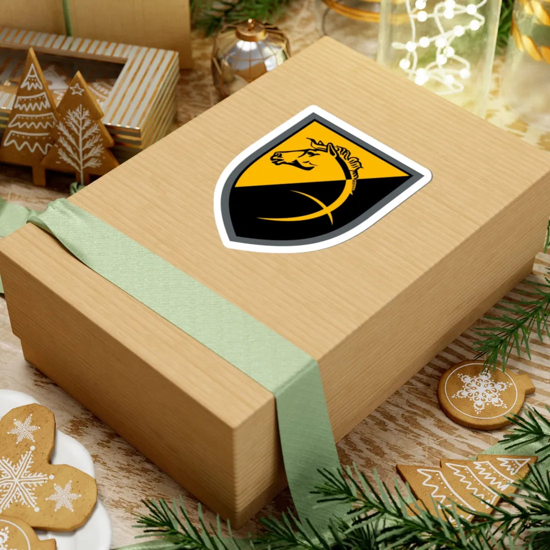 DEU Aufklärungsbataillon 7 COA (Germany) (Coat of Arms) STICKER Vinyl Kiss-Cut Decal - The Sticker Space