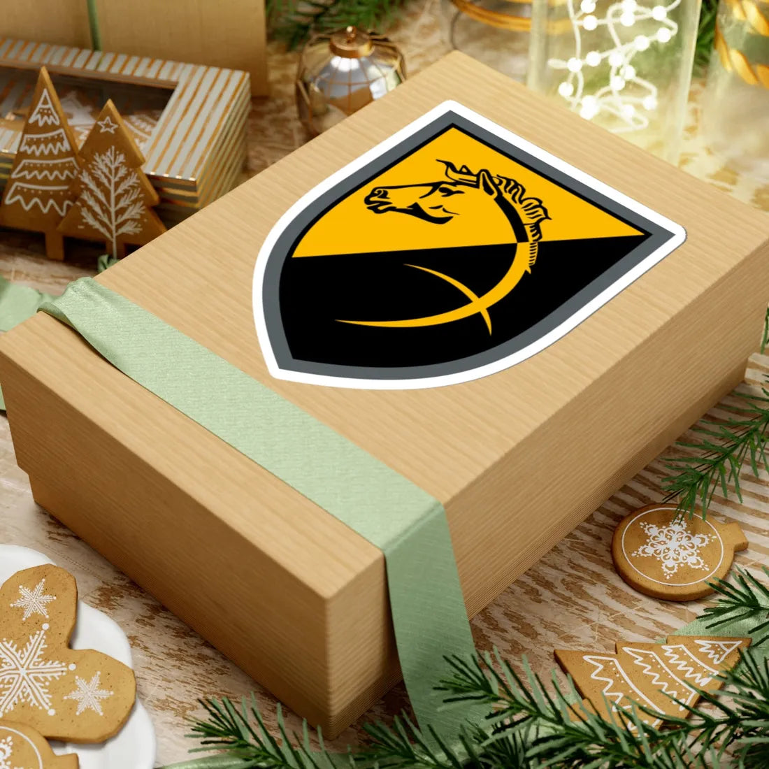 DEU Aufklärungsbataillon 7 COA (Germany) (Coat of Arms) STICKER Vinyl Kiss-Cut Decal - The Sticker Space