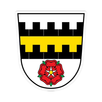 DEU Aufseß COA (Germany) (Coat of Arms) STICKER Vinyl Kiss-Cut Decal 3 Inch White - The Sticker Space