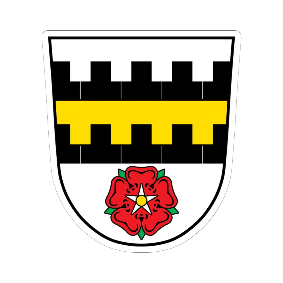 DEU Aufseß COA (Germany) (Coat of Arms) STICKER Vinyl Kiss-Cut Decal - The Sticker Space