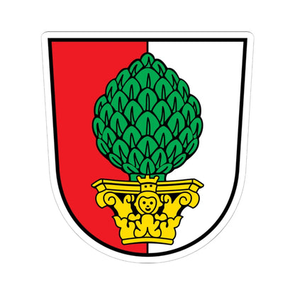 DEU Augsburg COA 1811 (Germany) (Coat of Arms) STICKER Vinyl Kiss-Cut Decal 6 Inch White - The Sticker Space