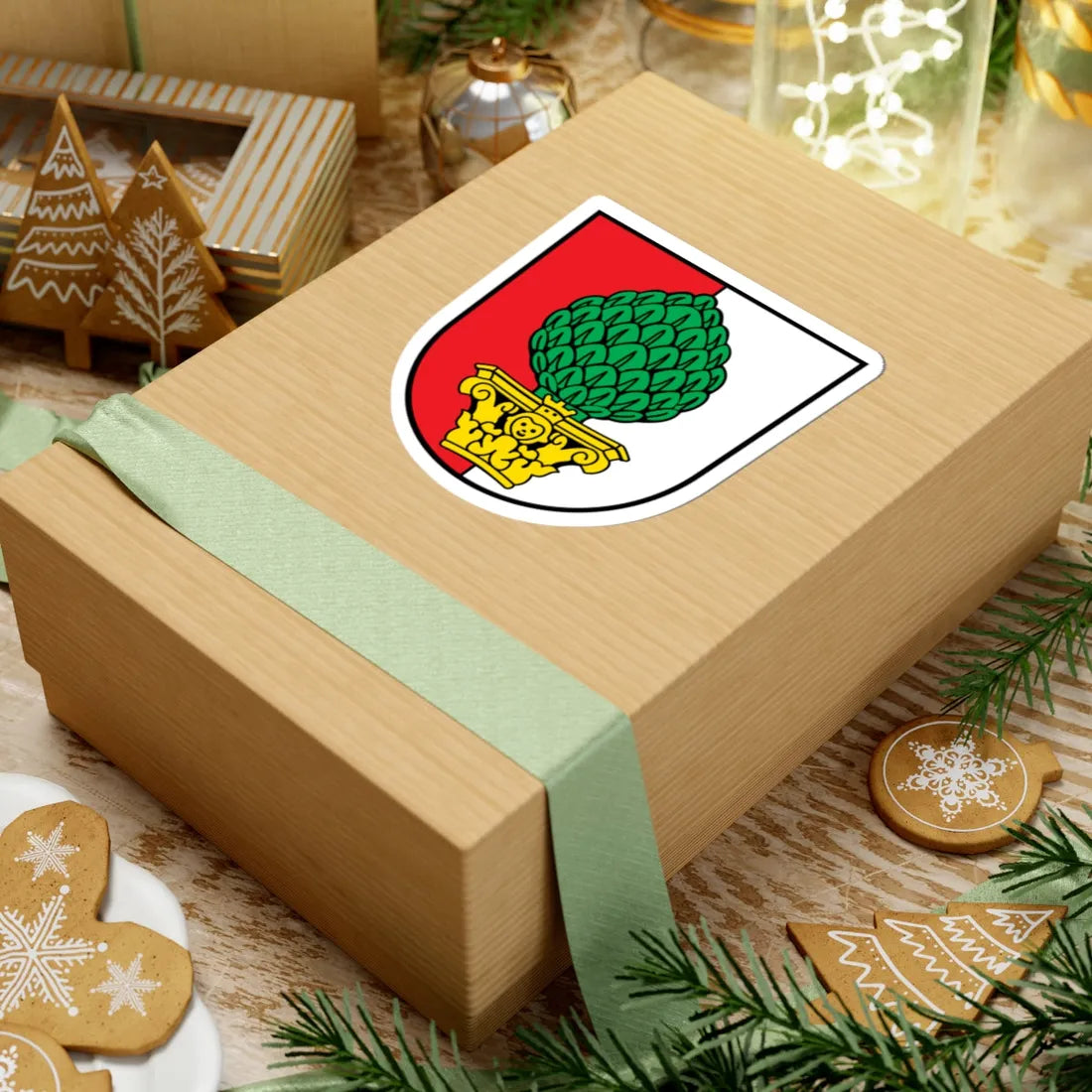 DEU Augsburg COA 1811 (Germany) (Coat of Arms) STICKER Vinyl Kiss-Cut Decal - The Sticker Space