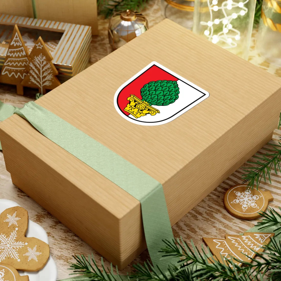 DEU Augsburg COA 1811 (Germany) (Coat of Arms) STICKER Vinyl Kiss-Cut Decal - The Sticker Space