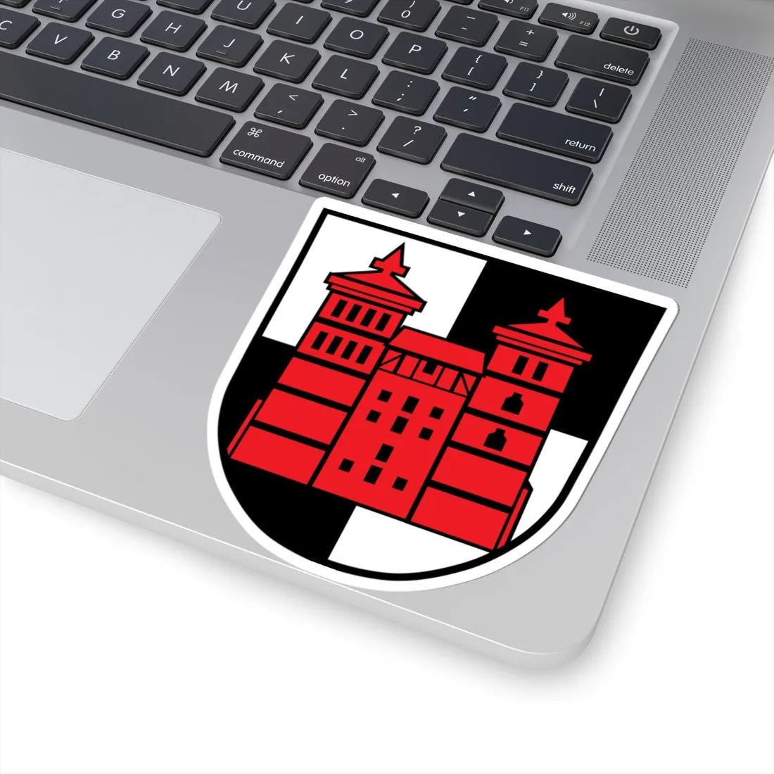 DEU Auhausen COA (Germany) (Coat of Arms) STICKER Vinyl Kiss-Cut Decal - The Sticker Space