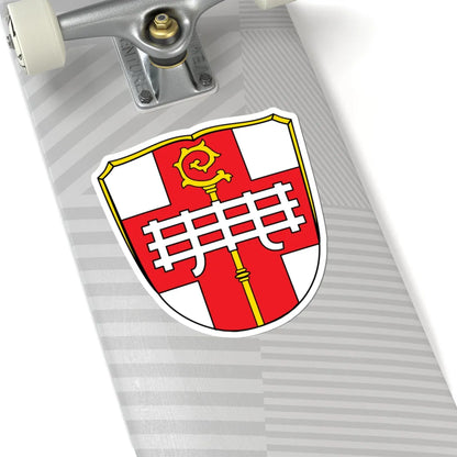 DEU Aura an der Saale COA (Germany) (Coat of Arms) STICKER Vinyl Kiss-Cut Decal - The Sticker Space