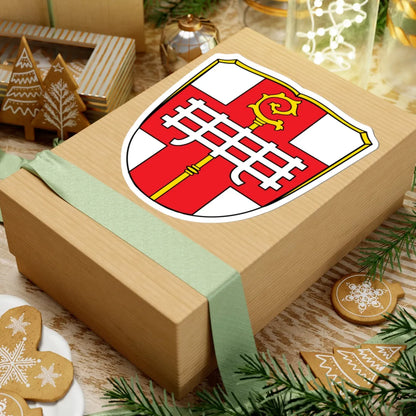 DEU Aura an der Saale COA (Germany) (Coat of Arms) STICKER Vinyl Kiss-Cut Decal - The Sticker Space