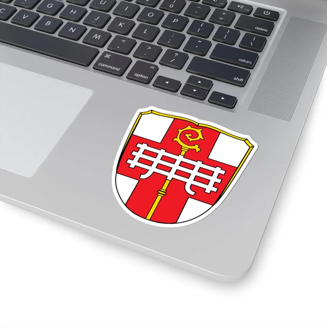 DEU Aura an der Saale COA (Germany) (Coat of Arms) STICKER Vinyl Kiss-Cut Decal - The Sticker Space