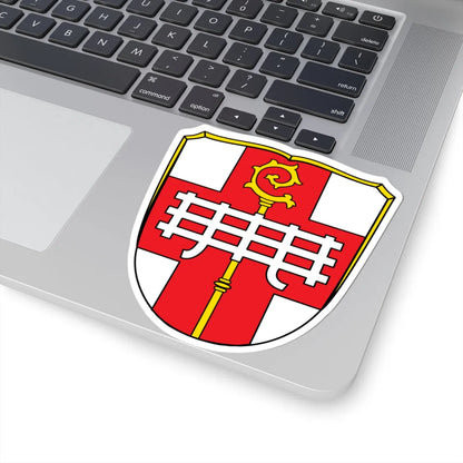 DEU Aura an der Saale COA (Germany) (Coat of Arms) STICKER Vinyl Kiss-Cut Decal - The Sticker Space