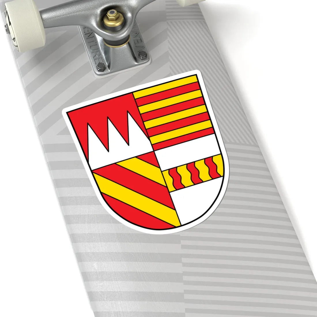 DEU Aura im Sinngrund COA (Germany) (Coat of Arms) STICKER Vinyl Kiss-Cut Decal - The Sticker Space
