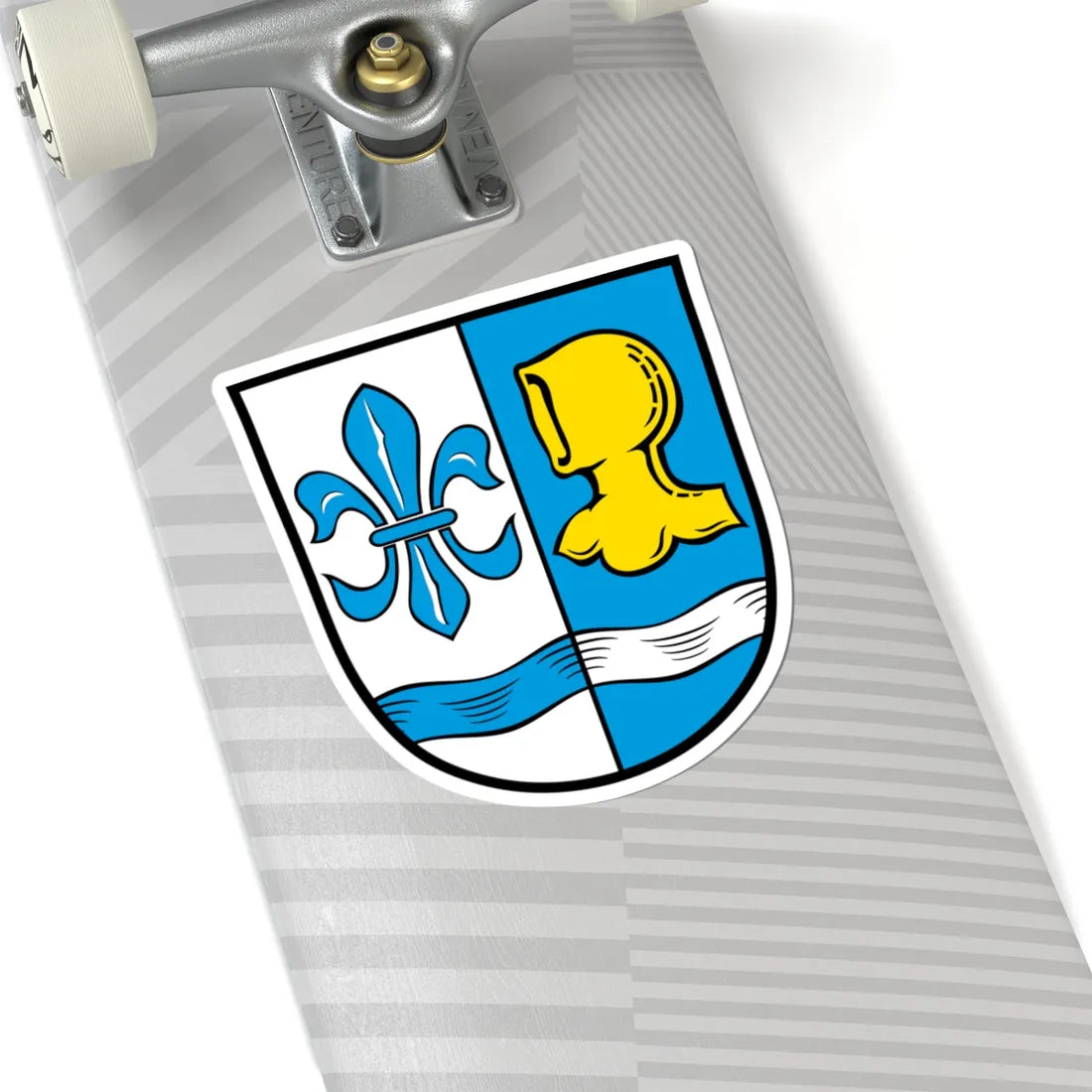 DEU Baar-Ebenhausen COA (Germany) (Coat of Arms) STICKER Vinyl Kiss-Cut Decal - The Sticker Space