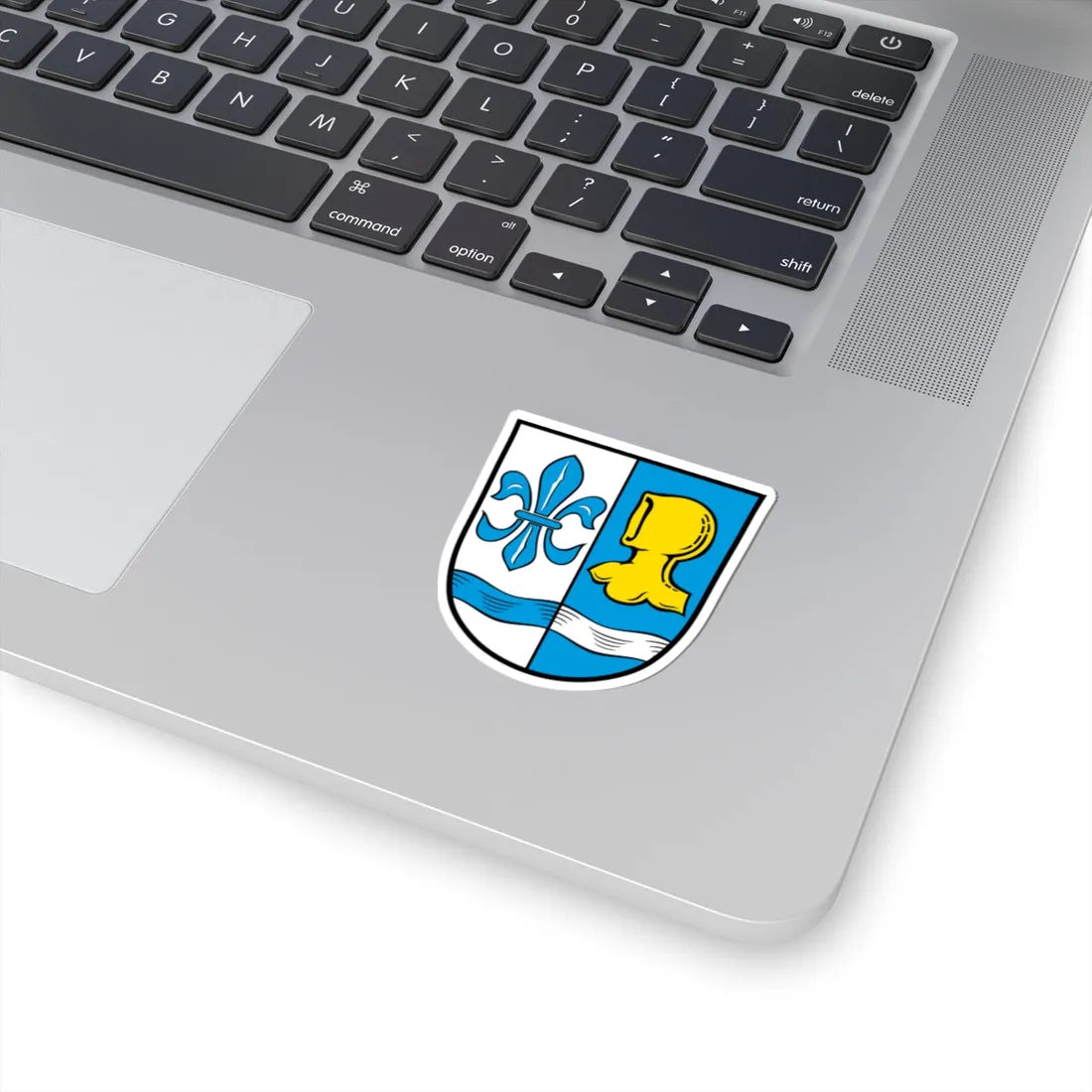DEU Baar-Ebenhausen COA (Germany) (Coat of Arms) STICKER Vinyl Kiss-Cut Decal - The Sticker Space