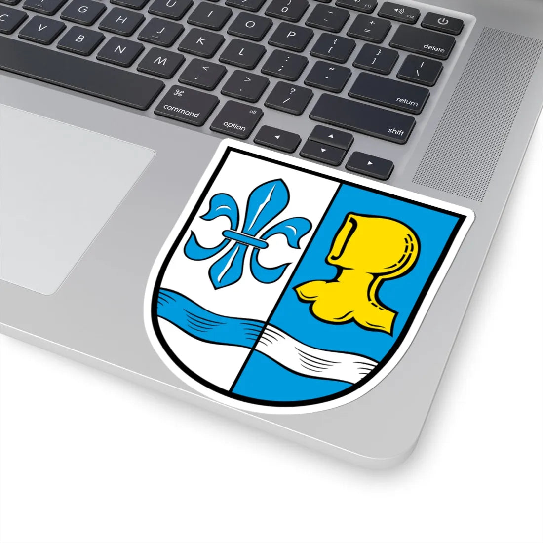 DEU Baar-Ebenhausen COA (Germany) (Coat of Arms) STICKER Vinyl Kiss-Cut Decal - The Sticker Space