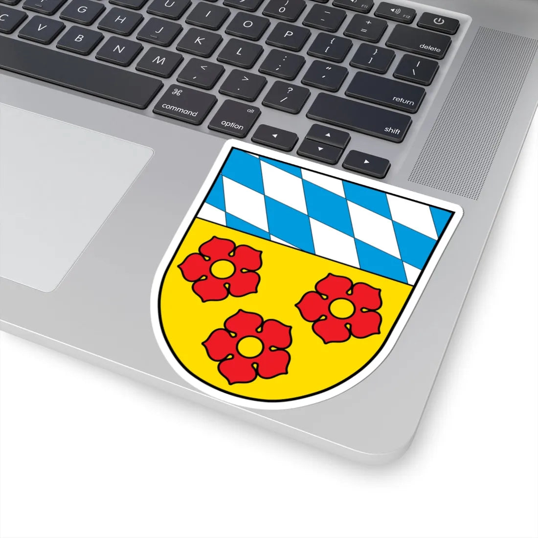 DEU Bad Abbach COA (Germany) (Coat of Arms) STICKER Vinyl Kiss-Cut Decal - The Sticker Space