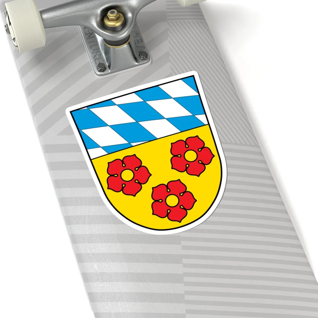 DEU Bad Abbach COA (Germany) (Coat of Arms) STICKER Vinyl Kiss-Cut Decal - The Sticker Space