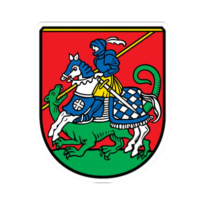 DEU Bad Aibling COA (Germany) (Coat of Arms) STICKER Vinyl Kiss-Cut Decal 2 Inch White - The Sticker Space