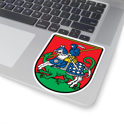 DEU Bad Aibling COA (Germany) (Coat of Arms) STICKER Vinyl Kiss-Cut Decal - The Sticker Space