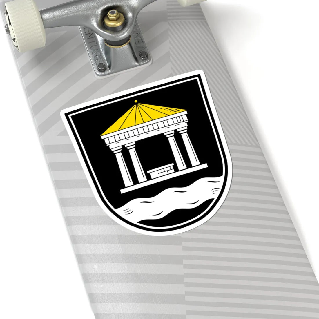 DEU Bad Alexandersbad COA (Germany) (Coat of Arms) STICKER Vinyl Kiss-Cut Decal - The Sticker Space