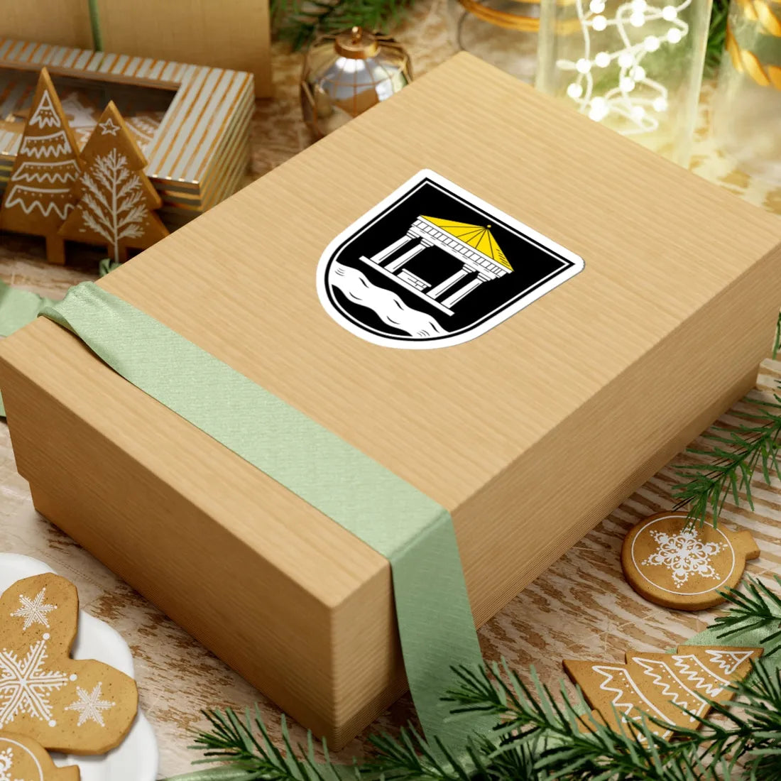 DEU Bad Alexandersbad COA (Germany) (Coat of Arms) STICKER Vinyl Kiss-Cut Decal - The Sticker Space