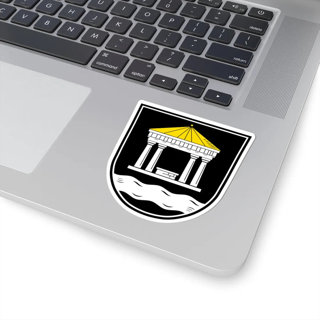 DEU Bad Alexandersbad COA (Germany) (Coat of Arms) STICKER Vinyl Kiss-Cut Decal - The Sticker Space