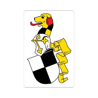 DEU Bad Berneck COA (Germany) (Coat of Arms) STICKER Vinyl Kiss-Cut Decal 6 Inch White - The Sticker Space