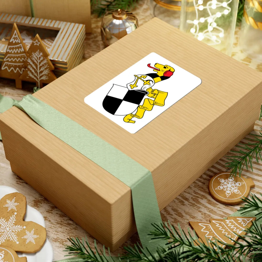 DEU Bad Berneck COA (Germany) (Coat of Arms) STICKER Vinyl Kiss-Cut Decal - The Sticker Space