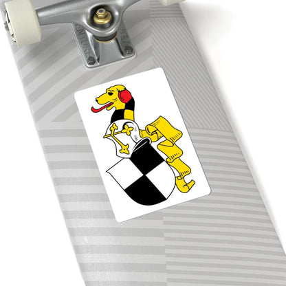 DEU Bad Berneck COA (Germany) (Coat of Arms) STICKER Vinyl Kiss-Cut Decal - The Sticker Space