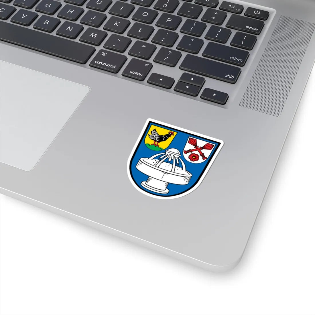 DEU Bad Bocklet COA (Germany) (Coat of Arms) STICKER Vinyl Kiss-Cut Decal - The Sticker Space