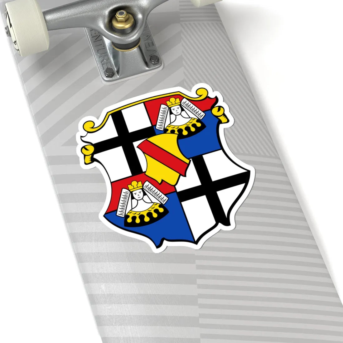 DEU Bad Brückenau COA groß (Germany) (Coat of Arms) STICKER Vinyl Kiss-Cut Decal - The Sticker Space