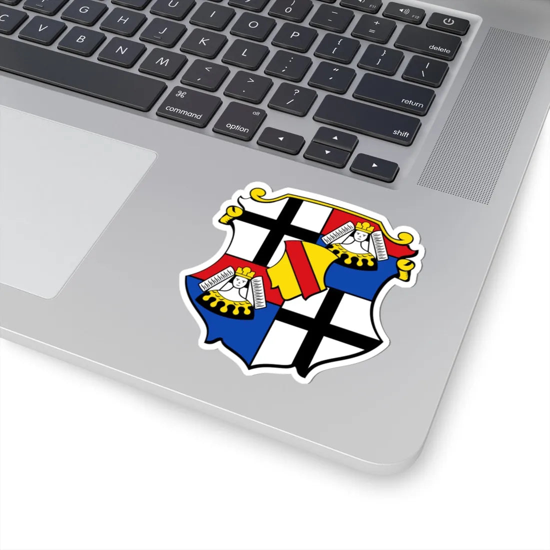 DEU Bad Brückenau COA groß (Germany) (Coat of Arms) STICKER Vinyl Kiss-Cut Decal - The Sticker Space